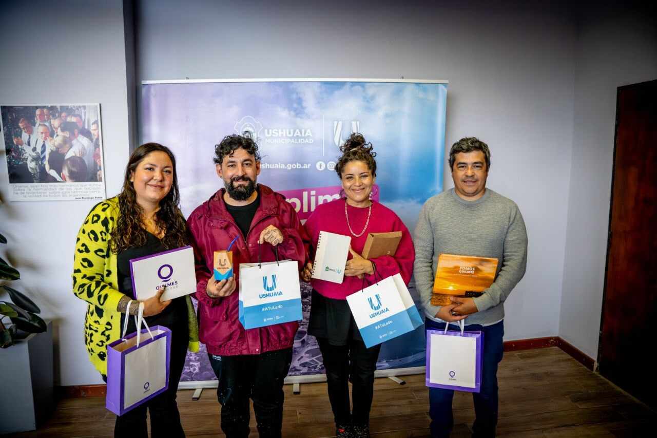 La Municipalidad de Ushuaia recibió a artistas del Municipio de Quilmes que realizarán un proyecto de intercambio cultural