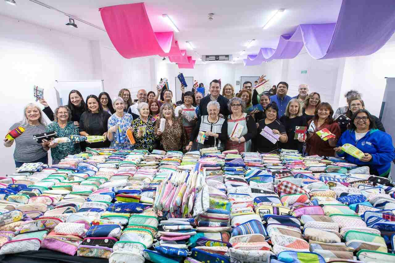 El intendente acompañó  el cierre de las jornadas “Cartucheras Solidarias”